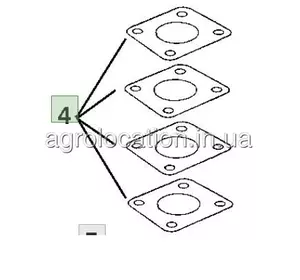 АГРОЛОКАЦІЯ Прокладка шкворня R156639 John Deere (унікальний ID: R156639) АГРОЛОКАЦІЯ Прокладка шкворня R156639 John Deere (унікальний ID: R156639)
