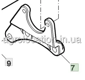 АГРОЛОКАЦІЯ Кронштейн N311268 до техніки John Deere (унікальний ID: N311268) АГРОЛОКАЦІЯ Кронштейн N311268 до техніки John Deere (унікальний ID: N311268)