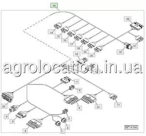 АГРОЛОКАЦІЯ Проводка системи AN302021 до техніки John Deere (унікальний ID: AN302021) АГРОЛОКАЦІЯ Проводка системи AN302021 до техніки John Deere (унікальний ID: AN302021)