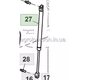АГРОЛОКАЦІЯ Газовий циліндр SJ36411 до техніки John Deere (унікальний ID: SJ36411) АГРОЛОКАЦІЯ Газовий циліндр SJ36411 до техніки John Deere (унікальний ID: SJ36411)