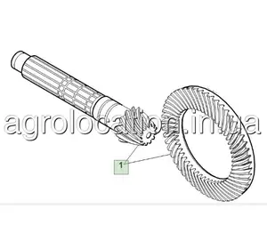 АГРОЛОКАЦІЯ Конічна шестерня RE224798 до техніки John Deere (унікальний ID: RE224798) АГРОЛОКАЦІЯ Конічна шестерня RE224798 до техніки John Deere (унікальний ID: RE224798)