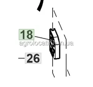 АГРОЛОКАЦІЯ Зажим блокуючий R571248 до John Deere (унікальний ID: R571248) АГРОЛОКАЦІЯ Зажим блокуючий R571248 до John Deere (унікальний ID: R571248)