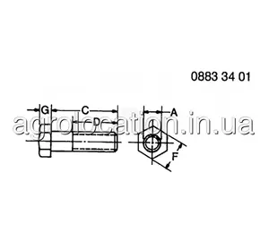 АГРОЛОКАЦІЯ Болт R88246 на техніку John Deere (унікальний ID: R88246) АГРОЛОКАЦІЯ Болт R88246 на техніку John Deere (унікальний ID: R88246)