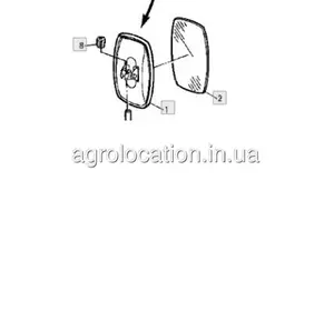 Зеркало Z39369 John Deere (унікальний ID: Z39369) Зеркало Z39369 John Deere (унікальний ID: Z39369)