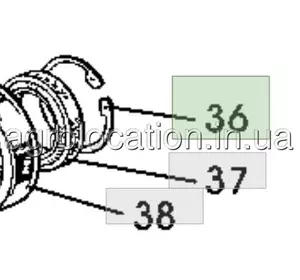АГРОЛОКАЦІЯ Кільце стопорне WZ2150162, 57591, 200390 до техніки John Deere (унікальний ID: WZ2150162) АГРОЛОКАЦІЯ Кільце стопорне WZ2150162, 57591, 200390 до техніки John Deere (унікальний ID: WZ2150162)