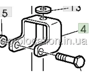 АГРОЛОКАЦІЯ Тримач Опора R106555 John Deere (унікальний ID: R106555) АГРОЛОКАЦІЯ Тримач Опора R106555 John Deere (унікальний ID: R106555)