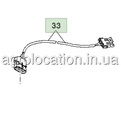 АГРОЛОКАЦІЯ Проводка клапана обприскувача AN302565 до John Deere 4730, 4830 (унікальний ID: AN302565)